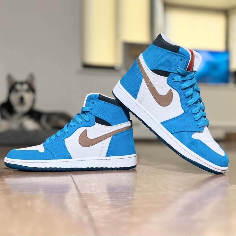 Twix x The Shoe Surgeon x Air Jordan 1 High 'Cookies & Creme' Men's 7.5